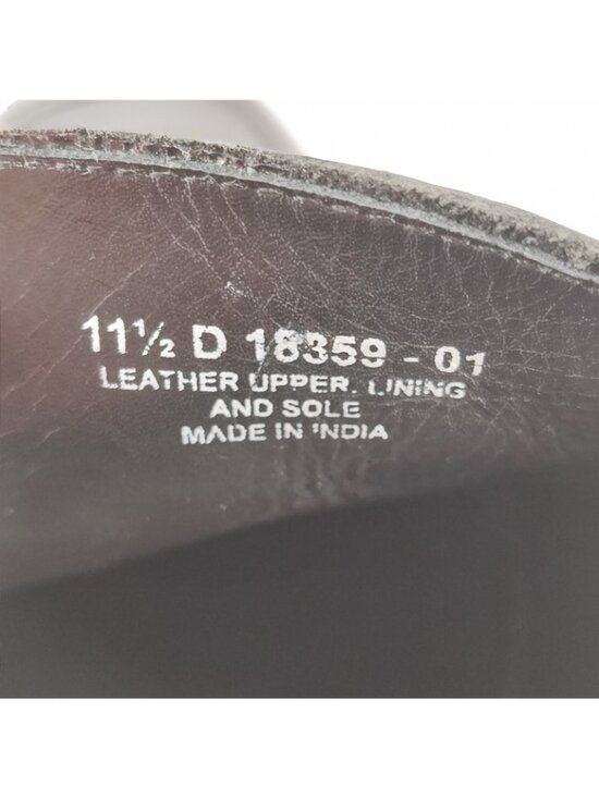 Florsheim Men’s Size 11.5 US Shoes Leather Black Oxford 18359-01 main image 10